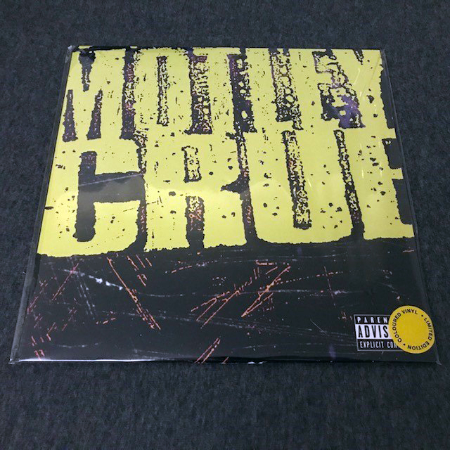 MÖTLEY CRÜE S/T YELLOW VINYL LP