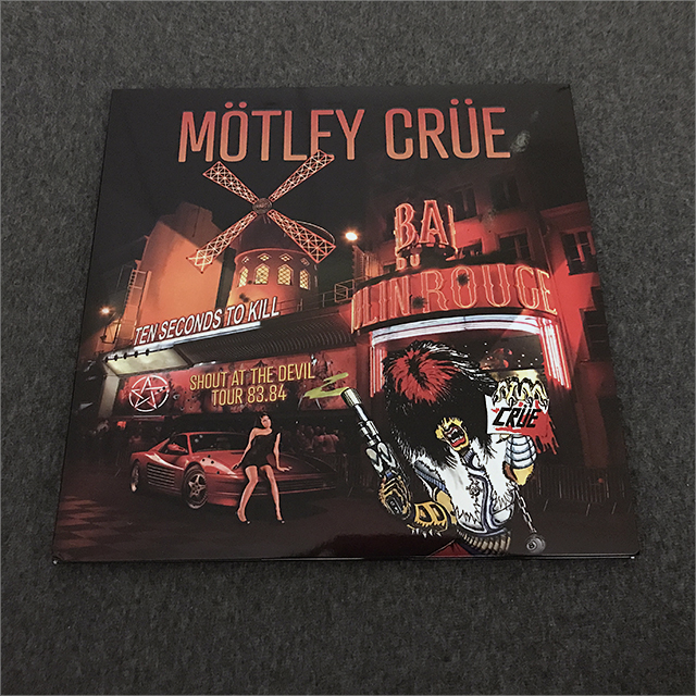 Mötley Crüe, Ten Seconds To Kill, Pink And White Splatter Vinyl, Bootleg LP