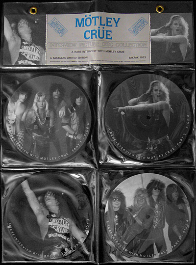 MOTLEY CRUE - PICTURE DISC - INTERVIEW
