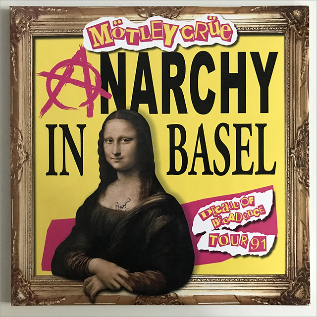 MÖTLEY CRÜE - ANARCHY IN BASEL, BLUE VINYL, BOOTLEG LP