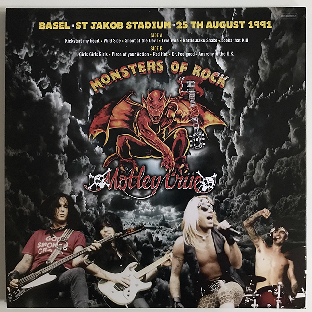 MÖTLEY CRÜE - ANARCHY IN BASEL, ORANGE VINYL, BOOTLEG LP