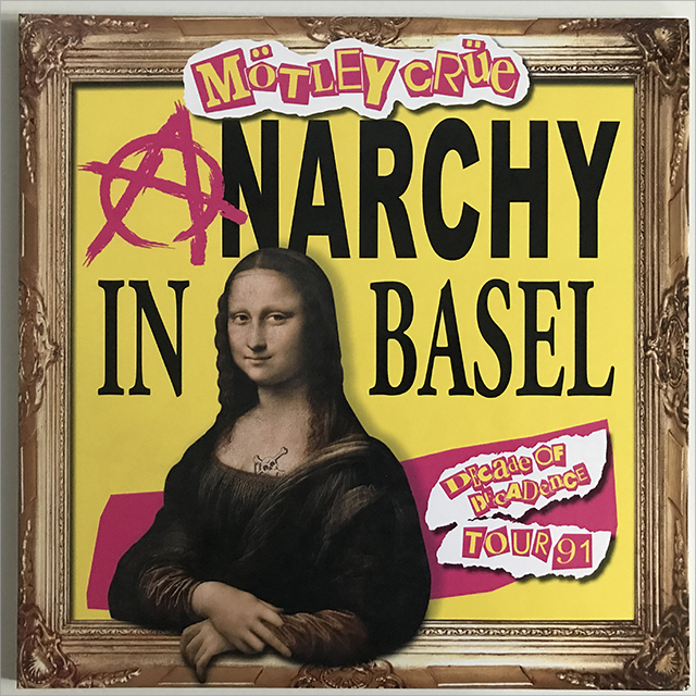 MÖTLEY CRÜE - ANARCHY IN BASEL, ORANGE VINYL, BOOTLEG LP