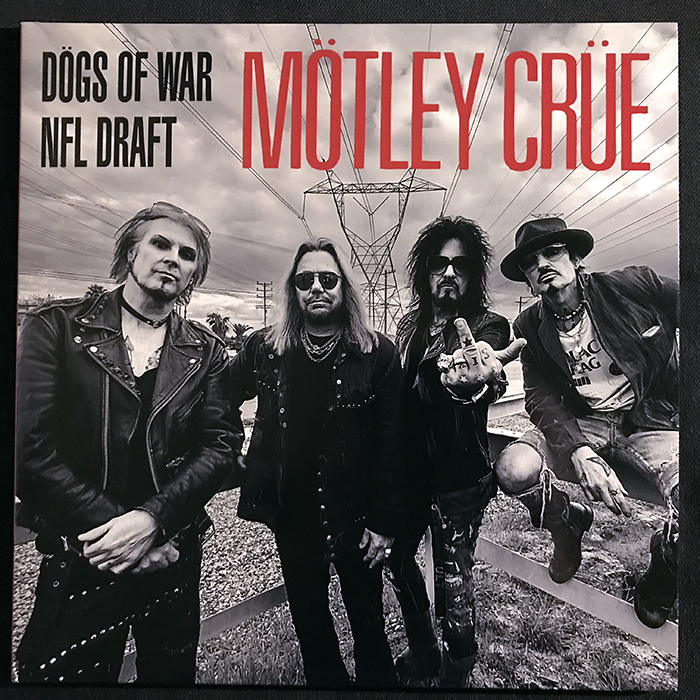 MÖTLEY CRÜE - DÖGS OF WAR - NFL DRAFT, YELLOW/PURPLE SPLATTER VINYL, BOOTLEG LP