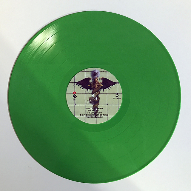 MÖTLEY CRÜE - TOO FAST FOR LOVE, BOOTLEG LP, GREEN VINYL
