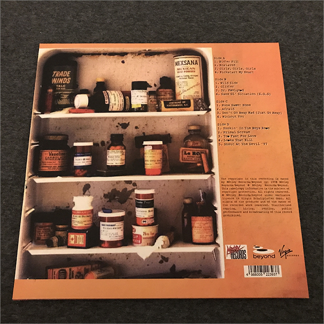 Mötley Crüe - Greatest Hits, Bootleg LP