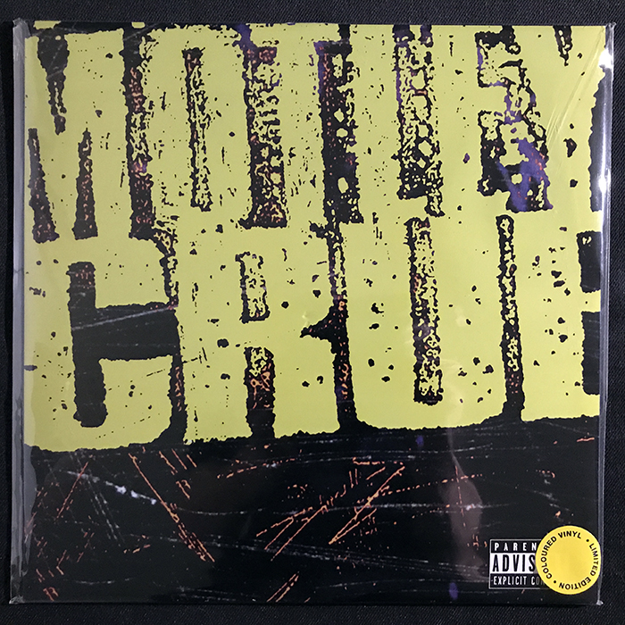 MÖTLEY CRÜE S/T YELLOW VINYL LP