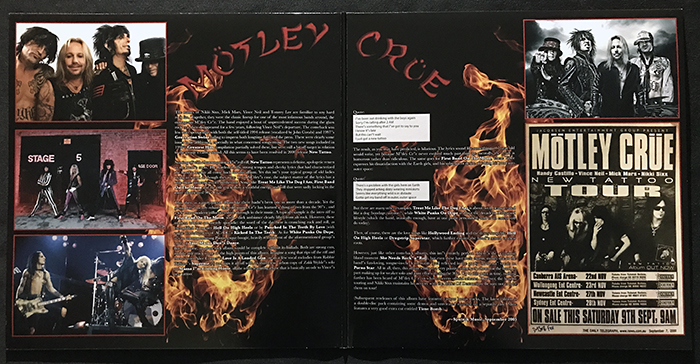 MÖTLEY CRÜE - NEW TATTOO, ORANGE VINYL, BOOTLEG 2-LP