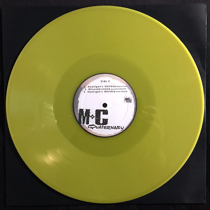MÖTLEY CRÜE - QUATERNARY, YELLOW VINYL, BOOTLEG 2-LP