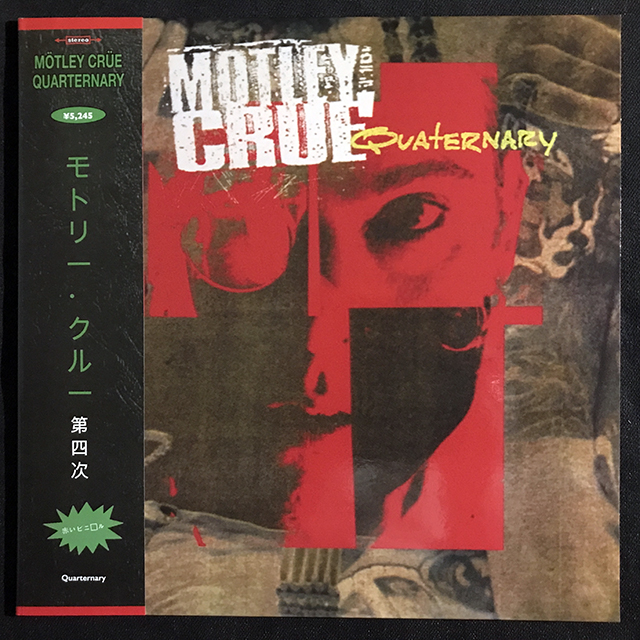 MÖTLEY CRÜE - QUATERNARY, WHITE VINYL, BOOTLEG LP