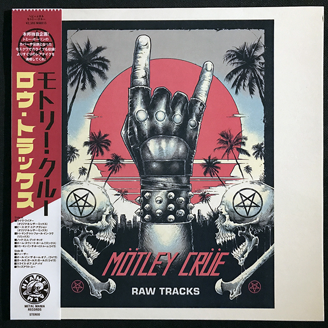 MÖTLEY CRÜE - RAW TRACKS, RED VINYL, BOOTLEG LP