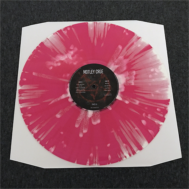 Mötley Crüe, Ten Seconds To Kill, Pink And White Splatter Vinyl, Bootleg LP