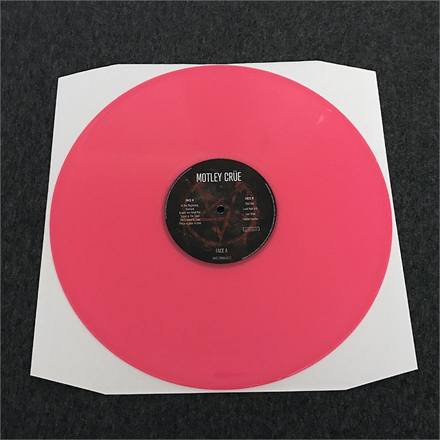 Mötley Crüe, Ten Seconds To Kill, Pink Vinyl, Bootleg LP