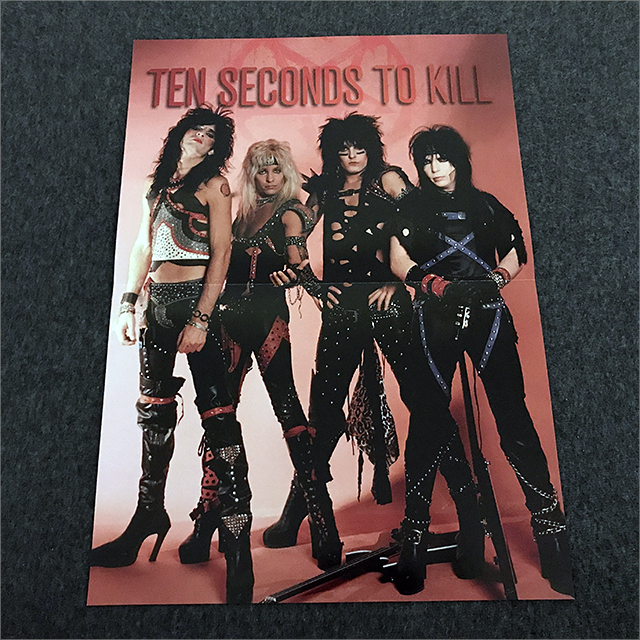 Mötley Crüe, Ten Seconds To Kill, Red Vinyl, Bootleg LP