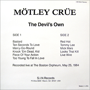 THE DEVIL'S OWN