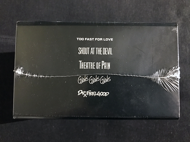 MÖTLEY CRÜE 40TH ANNIVERSARY CASSETTE BOXSET