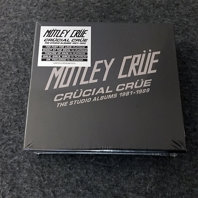 MÖTLEY CRÜE - CRÜCIAL CRÜE, THE STUDIO ALBUMS 1981-1989, CD