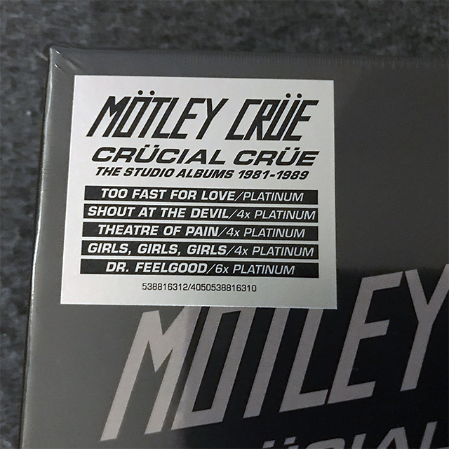 MÖTLEY CRÜE - CRÜCIAL CRÜE, THE STUDIO ALBUMS 1981-1989, CD