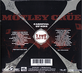CARNIVAL OF SINS LIVE