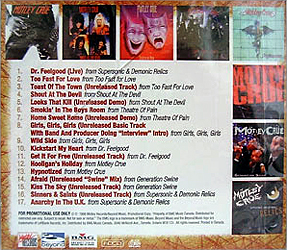 CRUCIAL CRUE SAMPLER - 1999