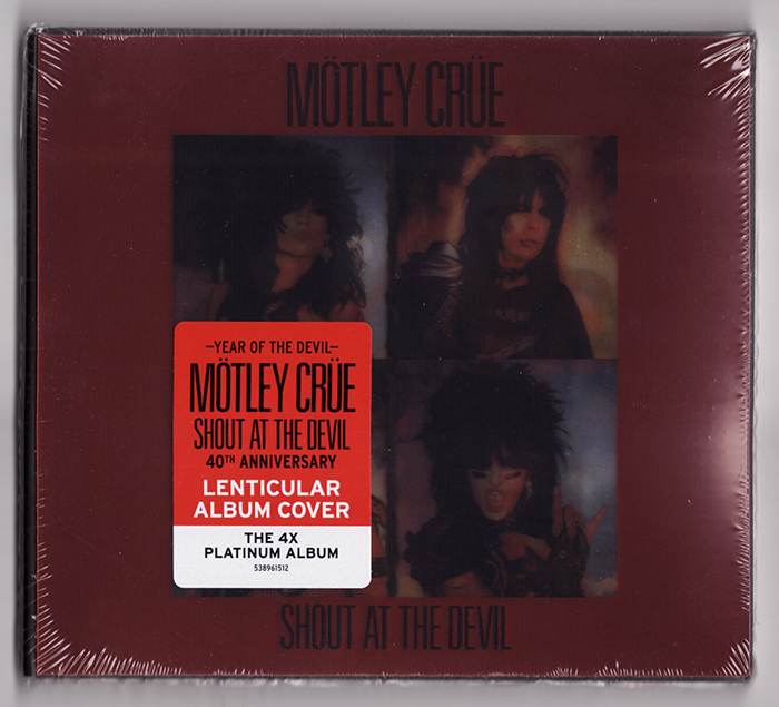 MÖTLEY CRÜE - SHOUT AT THE DEVIL, CD, LENTICULAR COVER 2023