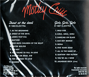 SHOUT AT THE DEVIL & GIRLS GIRLS GIRLS