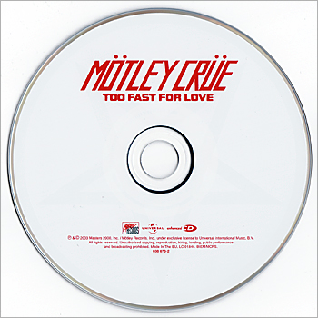 TOO FAST FOR LOVE