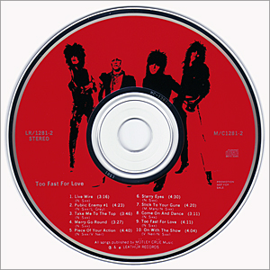 TOO FAST FOR LOVE - LEATHUR RECORDS CD