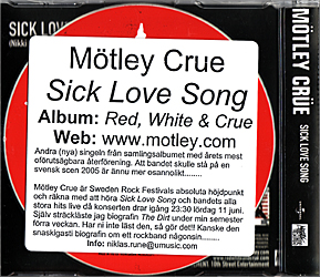 SICK LOVE SONG