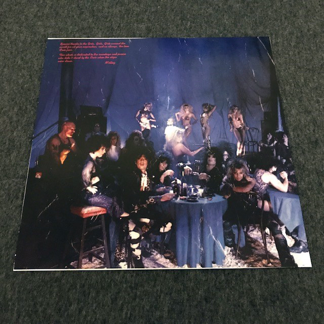 MÖTLEY CRÜE - GIRLS GIRLS GIRLS 30TH ANNIVERSARY LP