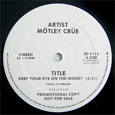KEEP YOUR EYE ON THE MONEY