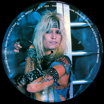 MOTLEY CRUE - PICTURE DISC - INTERVIEW