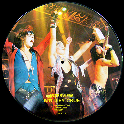 MOTLEY CRUE - PICTURE DISC - INTERVIEW