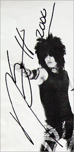 SIGNED LEATHUR RECORDS LYRIC SHEET